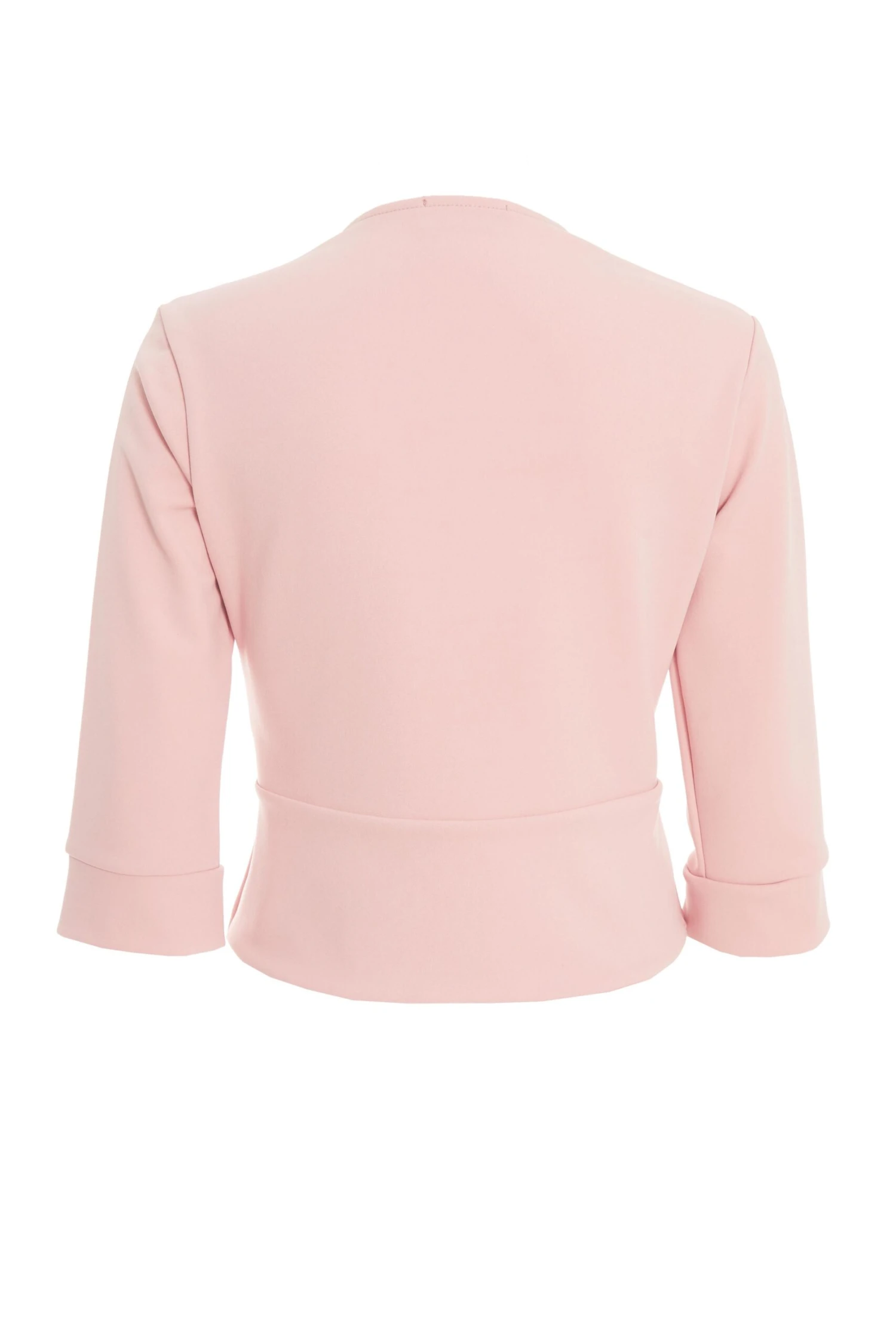 Pink Split Sleeve Crop Jacket 7 Pink Split Sleeve Crop Jacket - Image 5