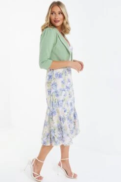 Sage Shawl Collar Crop Jacket -Princess Style Shop 00100037568 XS