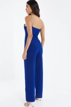 Royal Blue Palazzo Jumpsuit -Princess Style Shop 00100037571 XB