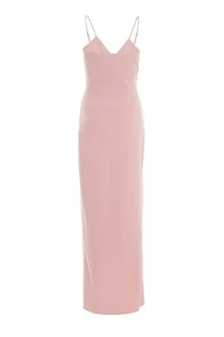 Pink Diamante Wrap Maxi Dress -Princess Style Shop 00100037575 ZB