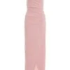 Pink Diamante Wrap Maxi Dress -Princess Style Shop 00100037575 ZM
