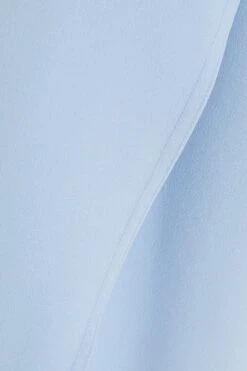 Light Blue Ruched Maxi Dress -Princess Style Shop 00100037582 ZS