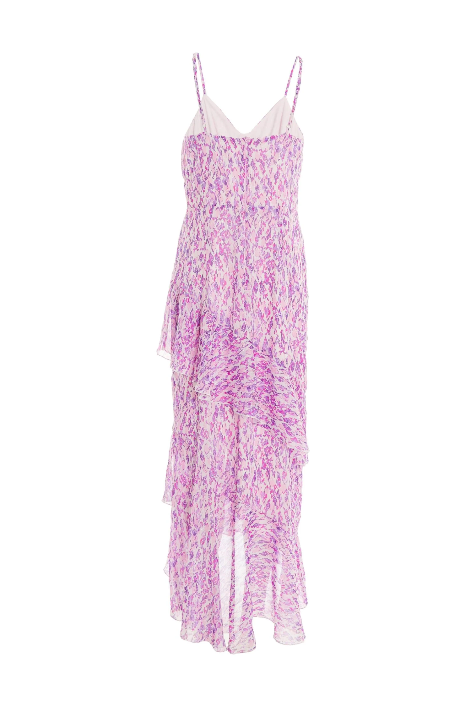 Lilac Chiffon Animal Print Midi Dress 7 Lilac Chiffon Animal Print Midi Dress - Image 5