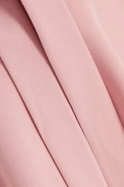 Light Pink Puff Sleeve Peplum Top -Princess Style Shop 00100037694 ZS