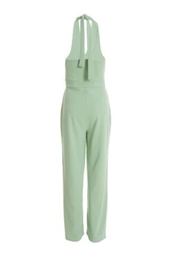 Sage Halter Neck Palazzo Jumpsuit -Princess Style Shop 00100037800 ZB