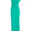 Green Frill Maxi Dress -Princess Style Shop 00100037900 ZM