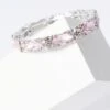 Pink Diamante Oval Stretch Bracelet -Princess Style Shop 00100037920 ZM