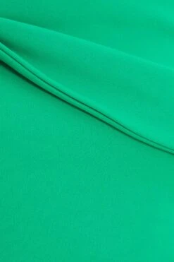 Green Bardot Bow Midi Dress -Princess Style Shop 00100038010 ZS