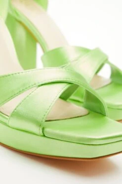 Green Platform Heeled Sandals 12 Green Platform Heeled Sandals -Princess Style Shop 00100038019 ZB