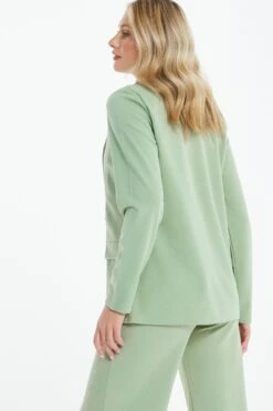 Sage Buttoned Blazer -Princess Style Shop 00100038051 XB