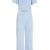 Blue Buckle Palazzo Jumpsuit -Princess Style Shop 00100038076 ZM