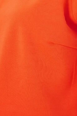 Orange Shawl Collar Crop Jacket 13 Orange Shawl Collar Crop Jacket -Princess Style Shop 00100038208 ZS