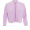 Lilac Shawl Collar Crop Jacket -Princess Style Shop 00100038209 ZM