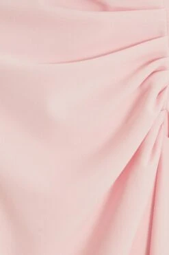 Pink Chain Ruched Midi Dress -Princess Style Shop 00100038211 ZS