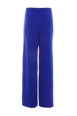 Royal Blue Button Palazzo Trousers -Princess Style Shop 00100038281 ZB