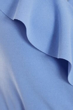 Pale Blue Frill Wrap Palazzo Jumpsuit -Princess Style Shop 00100038300 ZS