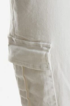 White Cargo Trousers -Princess Style Shop 00100038340 ZS