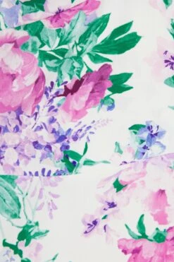 White Floral Split Maxi Dress -Princess Style Shop 00100038341 ZS