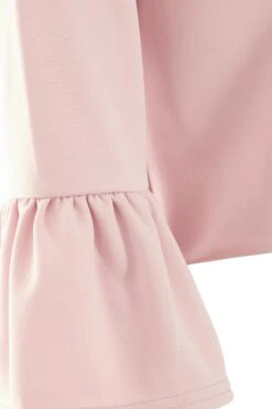 Pink Frill Sleeve Crop Jacket -Princess Style Shop 00100038404 ZS