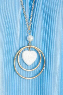 Blue Bardot Necklace Top -Princess Style Shop 00100038405 ZS