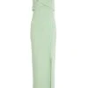 Sage Cross Front Maxi Dress