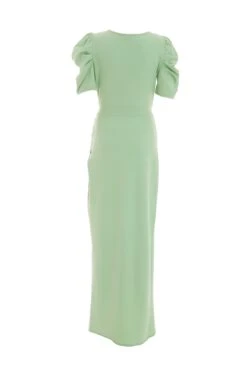 Sage Wrap Maxi Dress -Princess Style Shop 00100038458 ZB