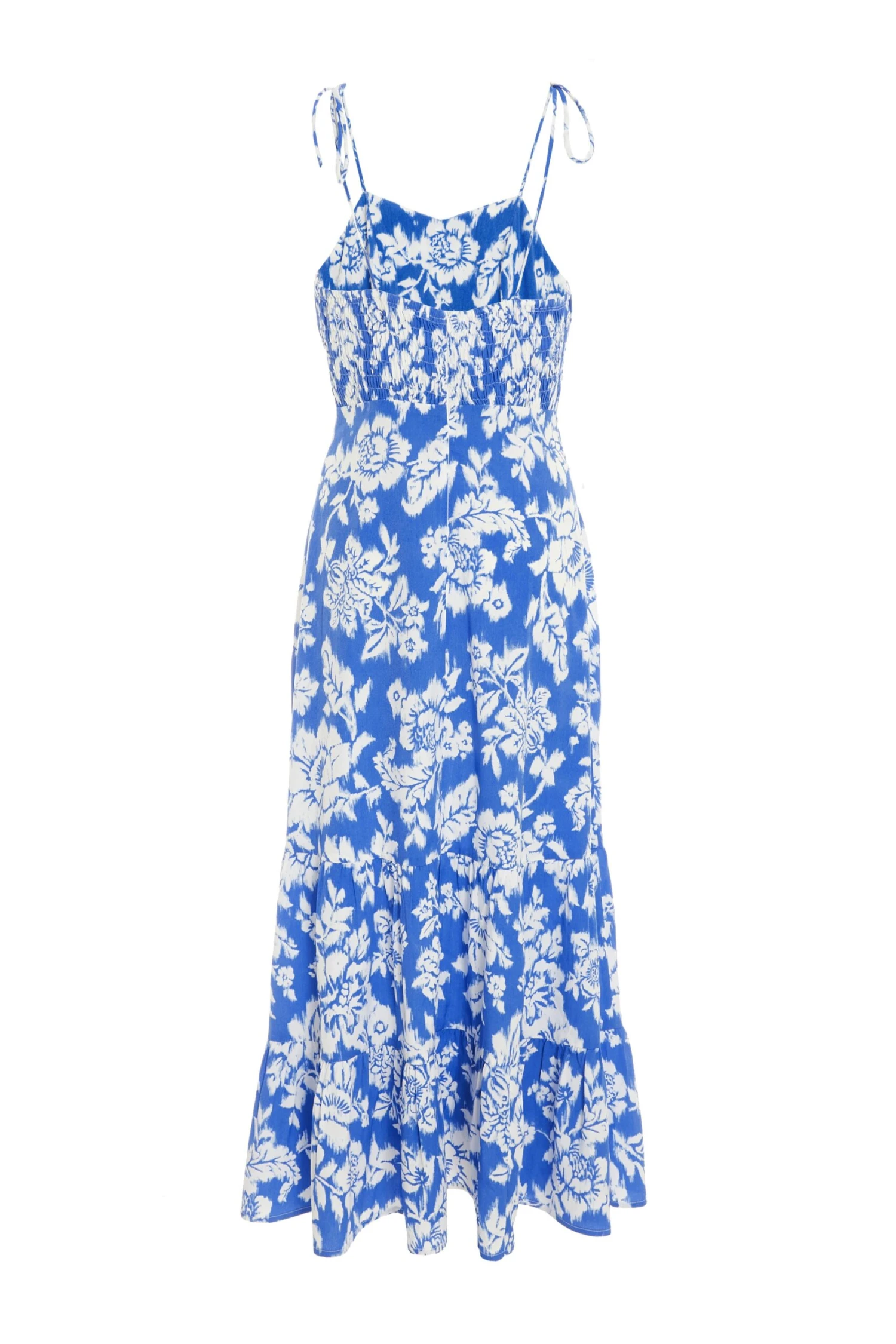 Blue Floral Strappy Midi Dress 7 Blue Floral Strappy Midi Dress - Image 5