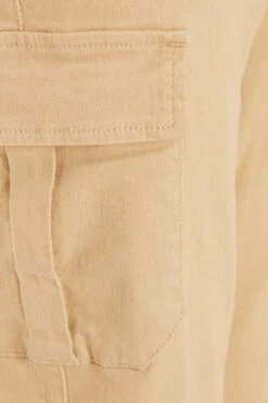 Camel Skinny Cargo Trousers -Princess Style Shop 00100038605 ZS