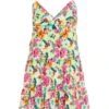 Multicoloured Floral Smock Dress -Princess Style Shop 00100038654 ZM