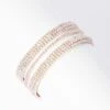 Rose Gold Diamante Cuff Bracelet 1 Rose Gold Diamante Cuff Bracelet -Princess Style Shop 00100038721 ZM