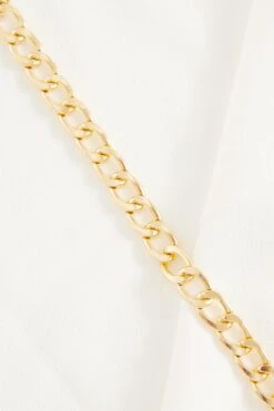 White Asymmetric Wrap Midi Dress -Princess Style Shop 00100038779 ZS