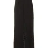 Black Buckle Palazzo Trousers -Princess Style Shop 00100038843 ZM