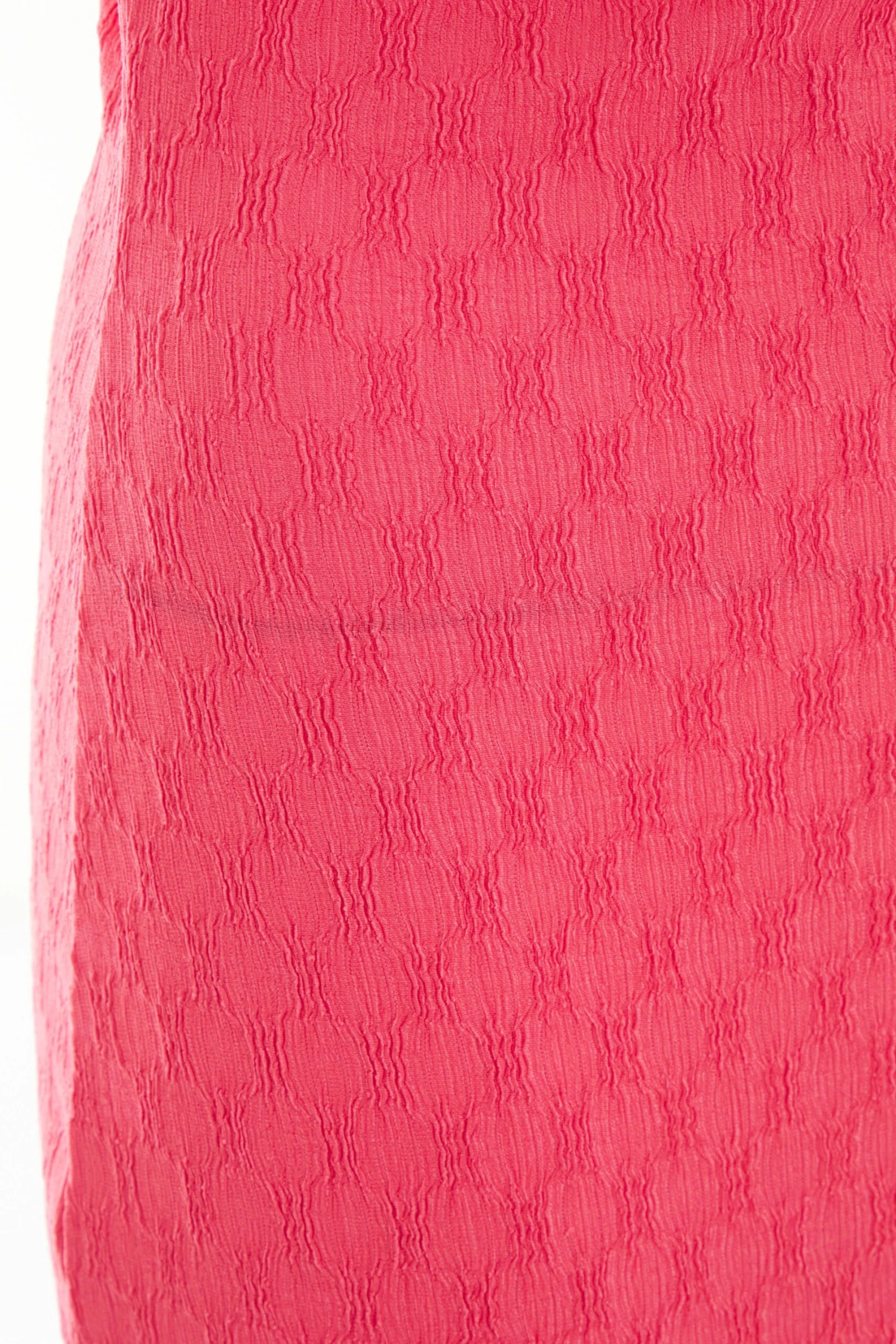 Pink Textured Cowl Midi Dress 8 Pink Textured Cowl Midi Dress - Image 6