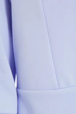 Blue Split Sleeve Crop Jacket -Princess Style Shop 00100038863 ZS