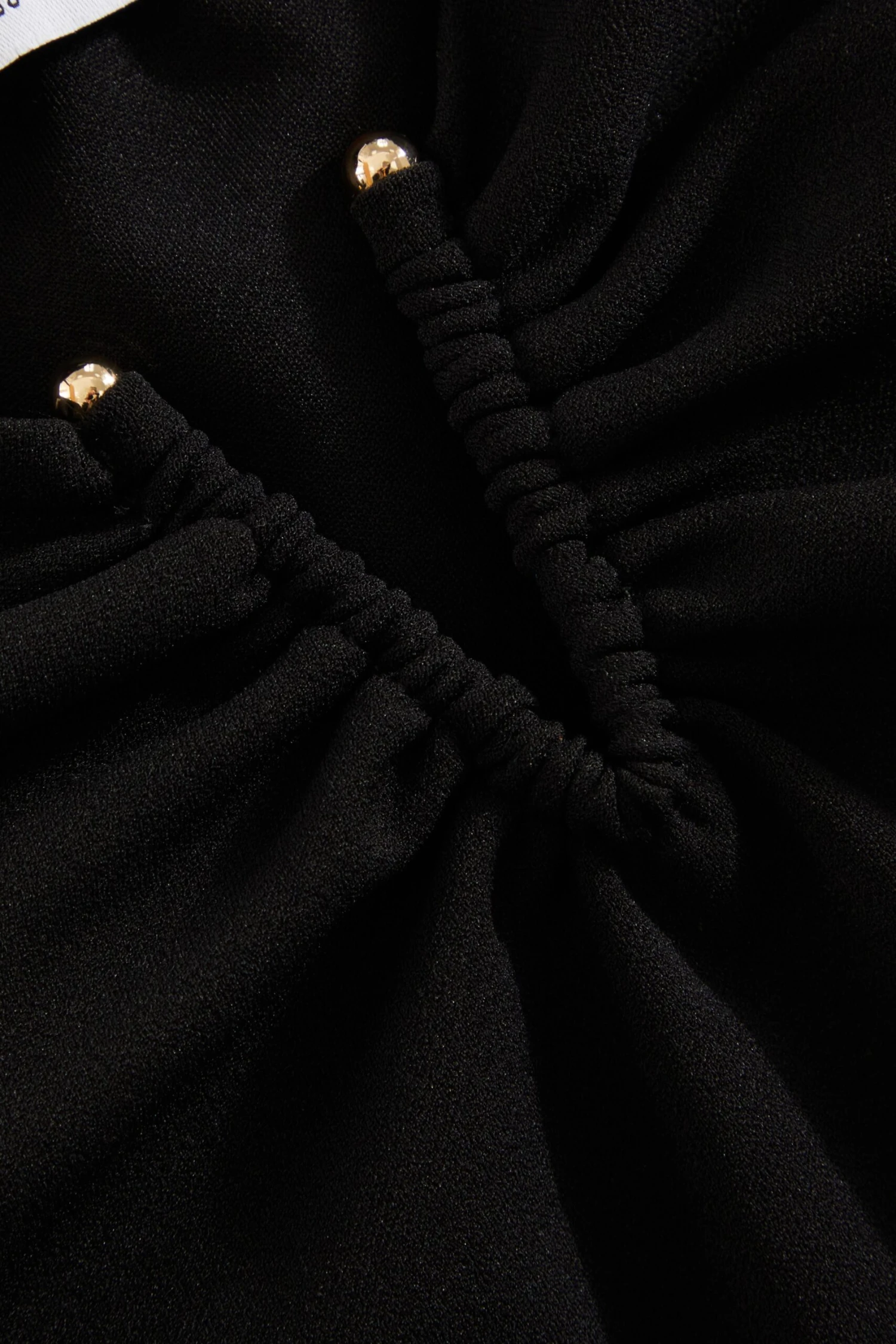 Black Ruched Mesh Midi Dress 8 Black Ruched Mesh Midi Dress - Image 6