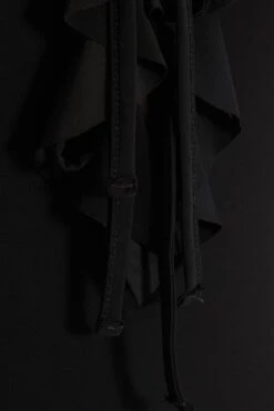 Black Halter Neck Mini Dress -Princess Style Shop 00100038988 ZS