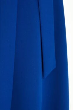 Royal Blue Bardot Dip Hem Midi Dress -Princess Style Shop 00100038995 ZS