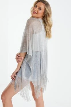 Silver Woven Kimono -Princess Style Shop 00100039009 XB