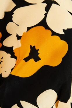 Yellow Floral Palazzo Jumpsuit -Princess Style Shop 00100039069 ZS