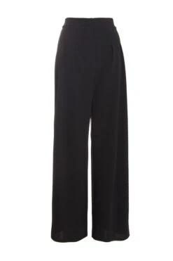 Black High Waisted Palazzo Trousers