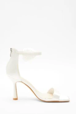 Bridal Satin Corsage Heeled Sandals -Princess Style Shop 00100039219 ZS