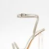 Wide Fit Silver Diamante Clear Heeled Sandals -Princess Style Shop 00100039626 ZM